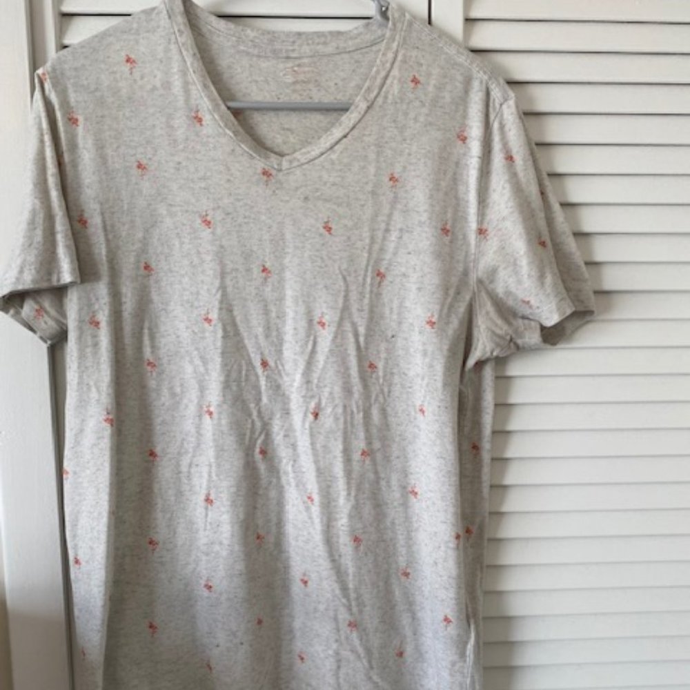 Flamingo Grey Old Navy Mens Shirt Size S